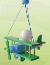 lietadlo - závesná lampa do detskej izby